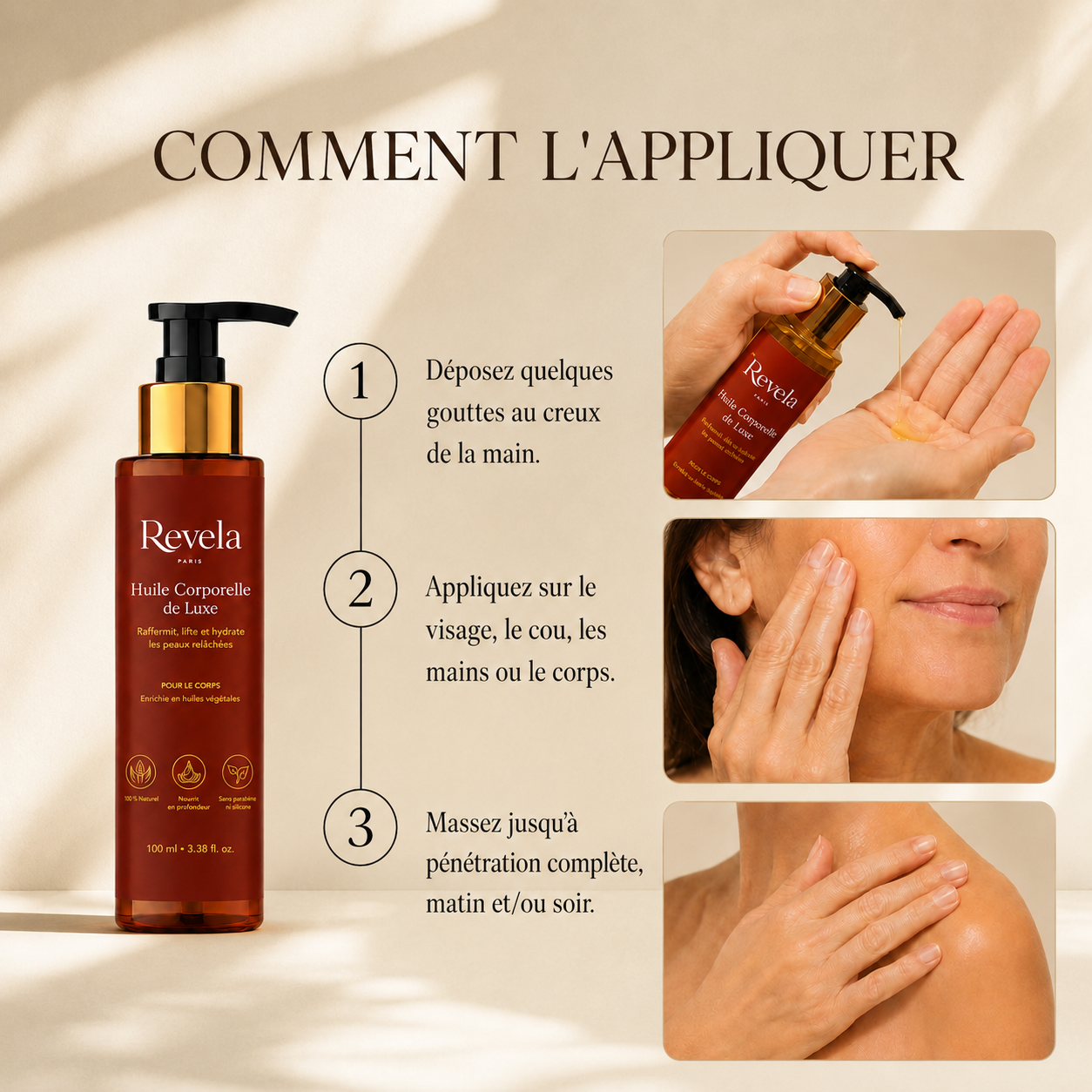 Huile Nourrissante Anti-Âge - Revela Paris™