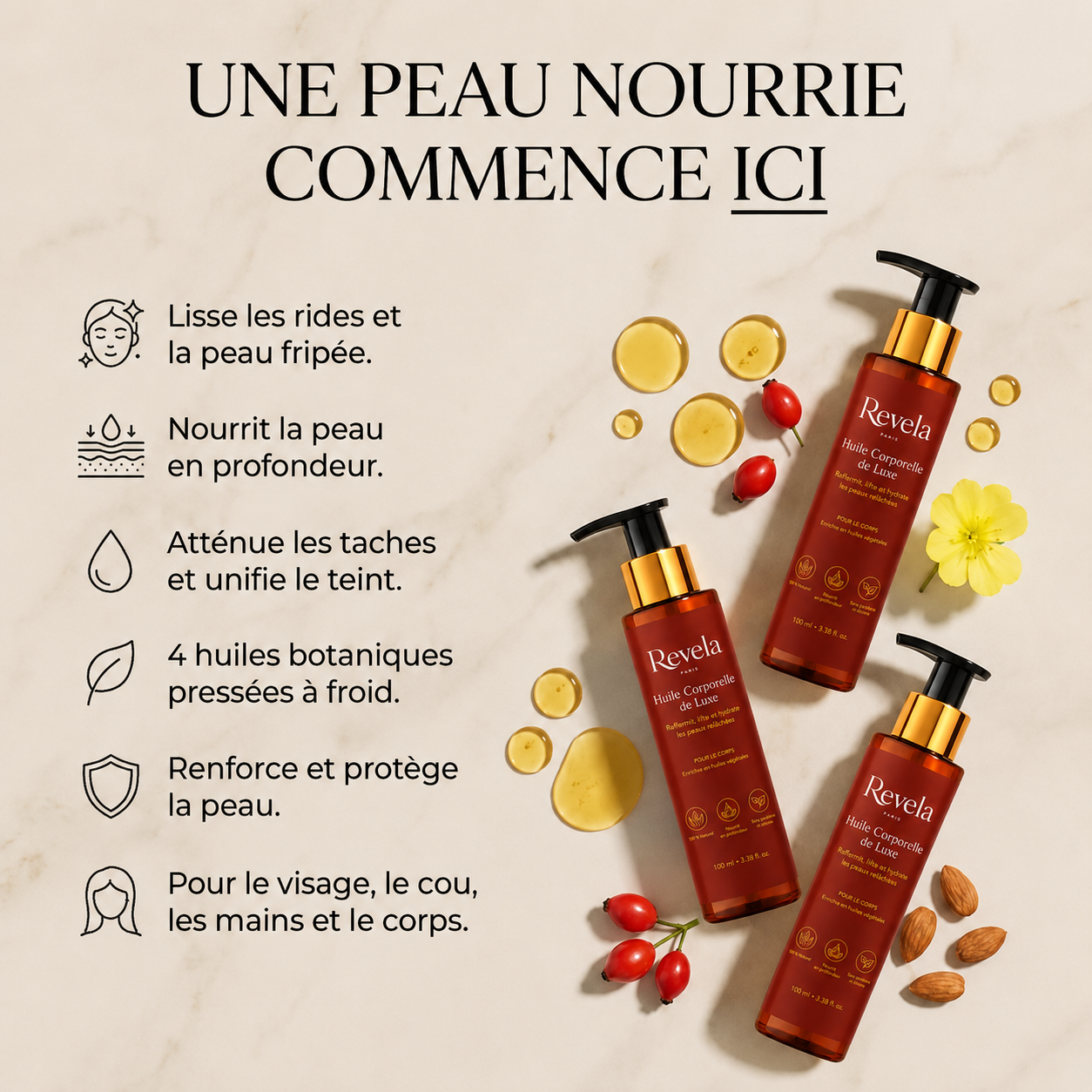 Huile Nourrissante Anti-Âge